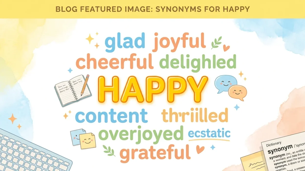 Synonyms for Happy