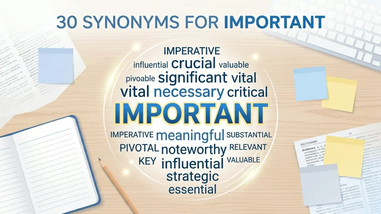 synonyms for important