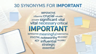 synonyms for important