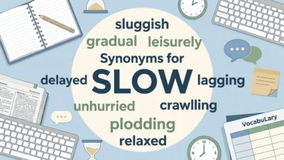Synonyms for Slow