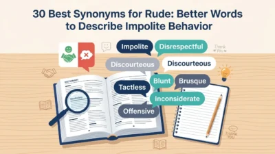 Best Synonyms for Rude
