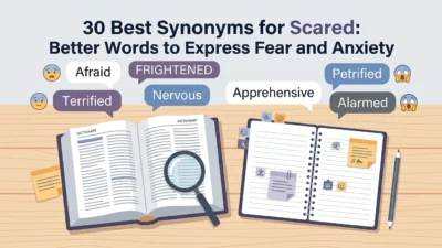 Best Synonyms for Scared