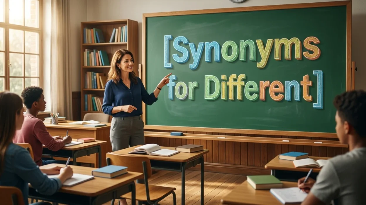 Synonyms for Different