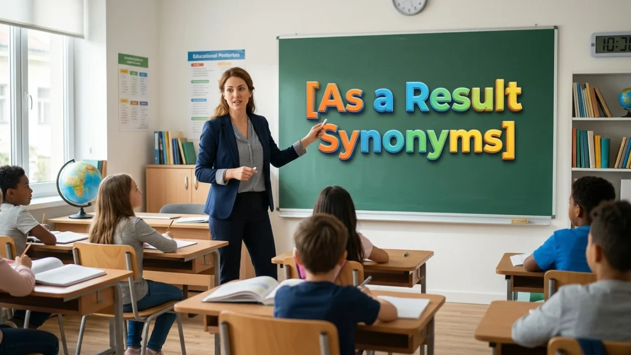 As a Result Synonyms