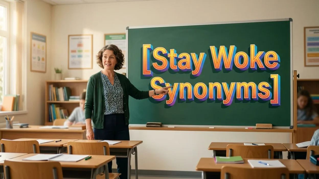 Stay Woke Synonyms