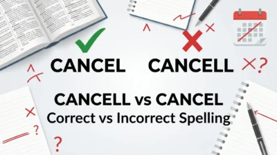 Cancell vs Cancel