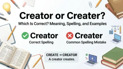 Creator or Creater