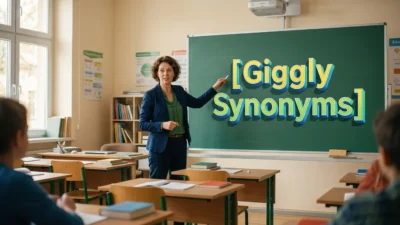 Giggly Synonyms