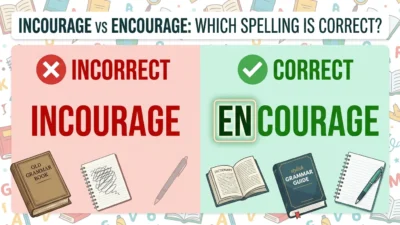 Incourage vs Encourage