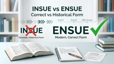 Insue vs Ensue