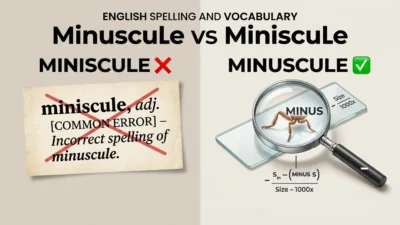 Minuscule vs Miniscule
