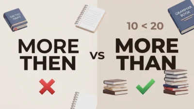 More Then vs More Than