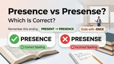 Presence vs Presense