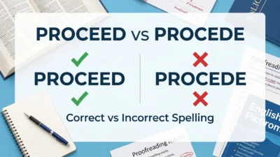 Proceed vs Procede