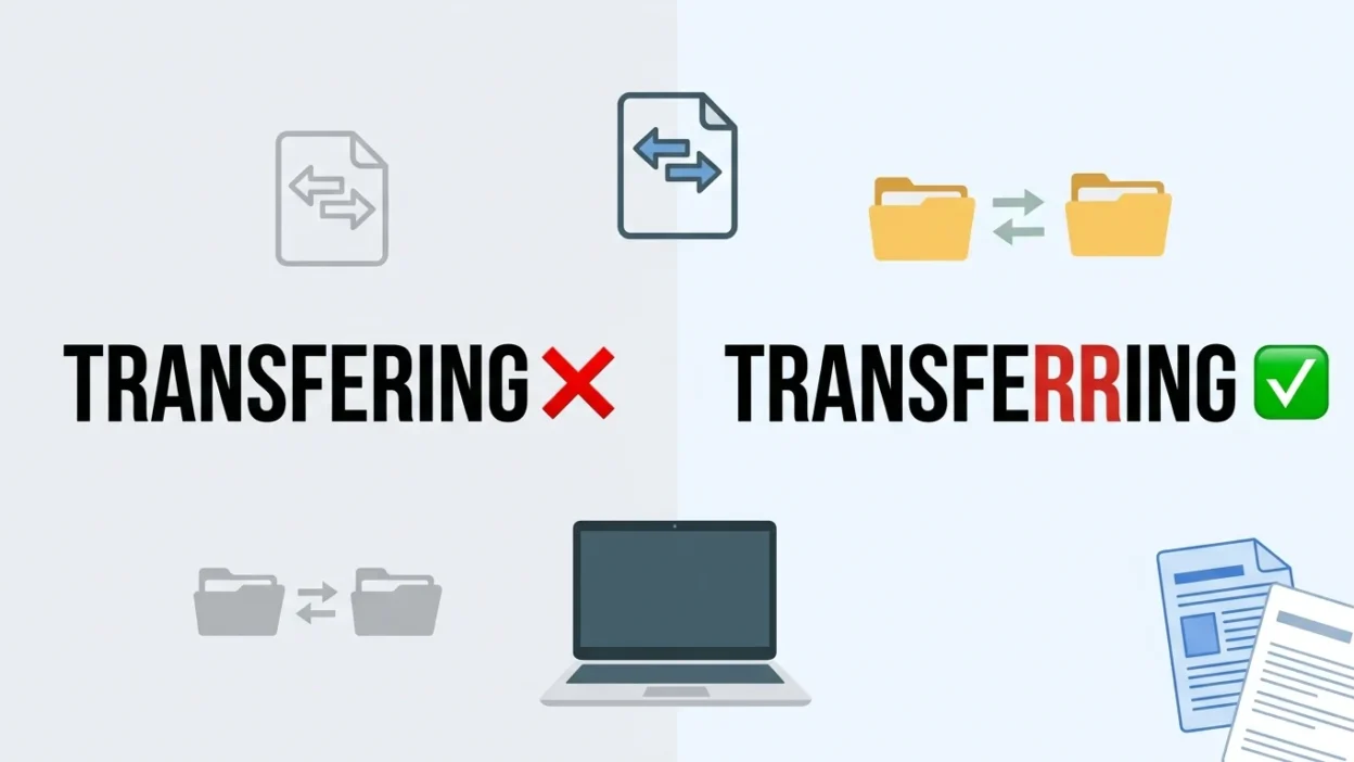 Transferring vs Transfering