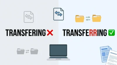 Transferring vs Transfering
