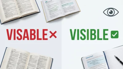 Visible vs Visable