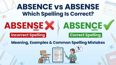 Absence vs Absense