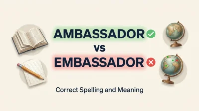 Embassador vs Ambassador