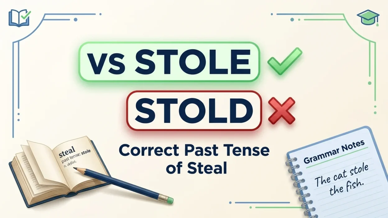 Stole vs Stold