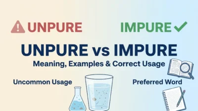 Unpure vs Impure